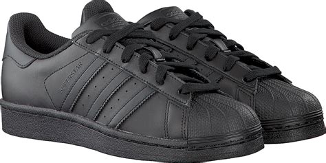 adidas sneakers dames superstar zwart|adidas superstar zwart.